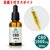オイル ブロードスペクトラム CBD1000mg 内容量30mlの製品画像